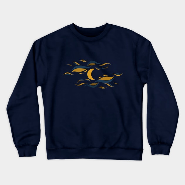 Midnight Crewneck Sweatshirt by masha